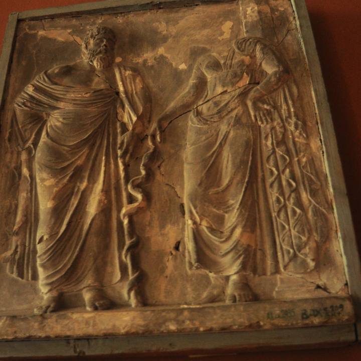 Asclepius and Hygeia image