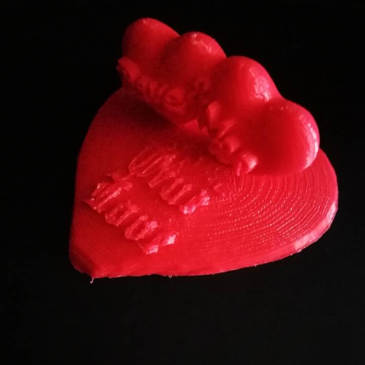 3D printed Valentine image