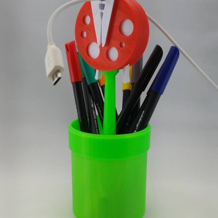 Mario piranha plant pen holder / pot image