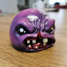 Picture of print of monstro from "the binding of Isaac" game