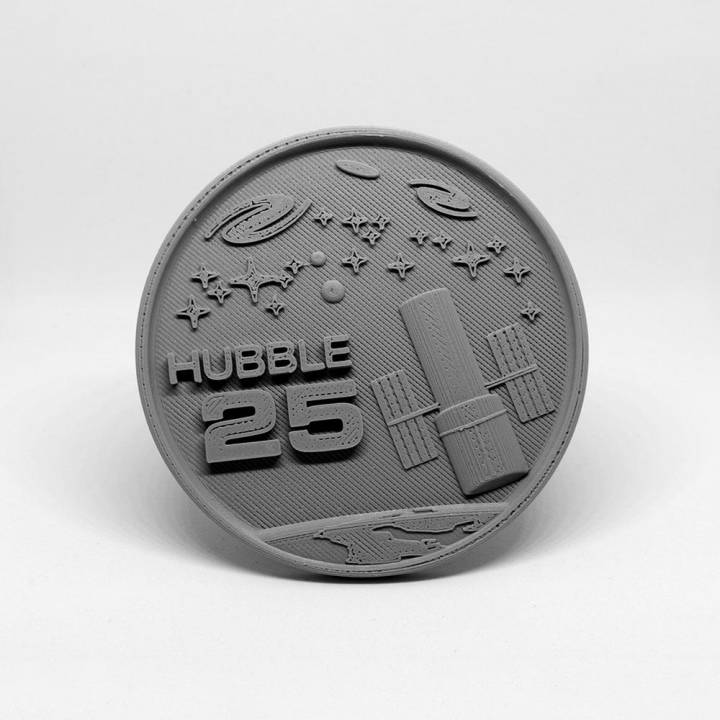 Hubble Space Telescope 25th Anniversary Medallion image