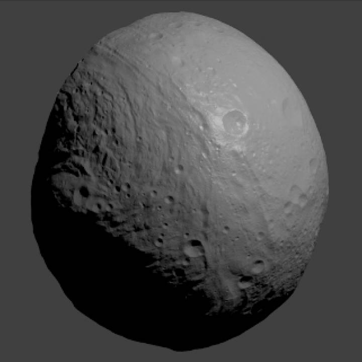 Asteroid Vesta (West) image