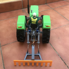 Picture of print of OpenRC Tractor rice rake