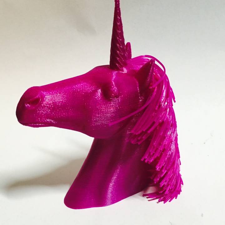 Hairy Unicorn (single and dual extrusion) image