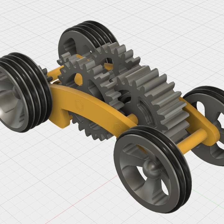 Tabletop Tri-Mode Spring Motor Rolling Chassis image
