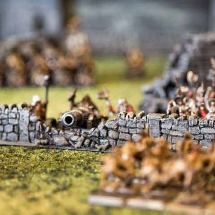 28mm Or 15mm Wargame Wall 1.2 Updated image