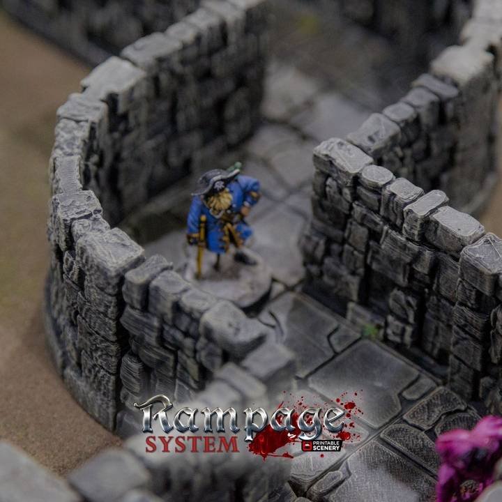 Rampage Dungeon Tiles - Basic Set 5.4 Updated