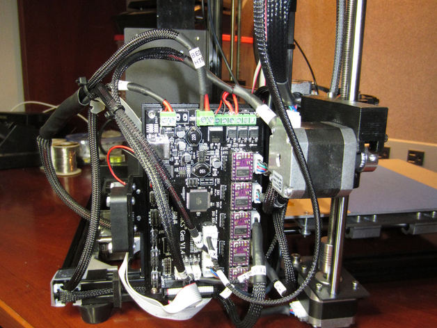 3D Printer MKS Base Controller Mount adapter to MKS Gen Mount image