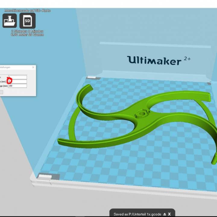 3D Printable Vertical Wind Turbine VAWT by Tobias Gabathuler