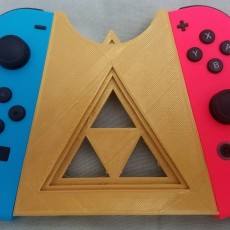 Picture of print of Zelda inspired Nintendo switch joycon holder
