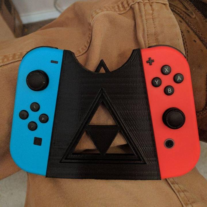 Zelda inspired Nintendo switch joycon holder image