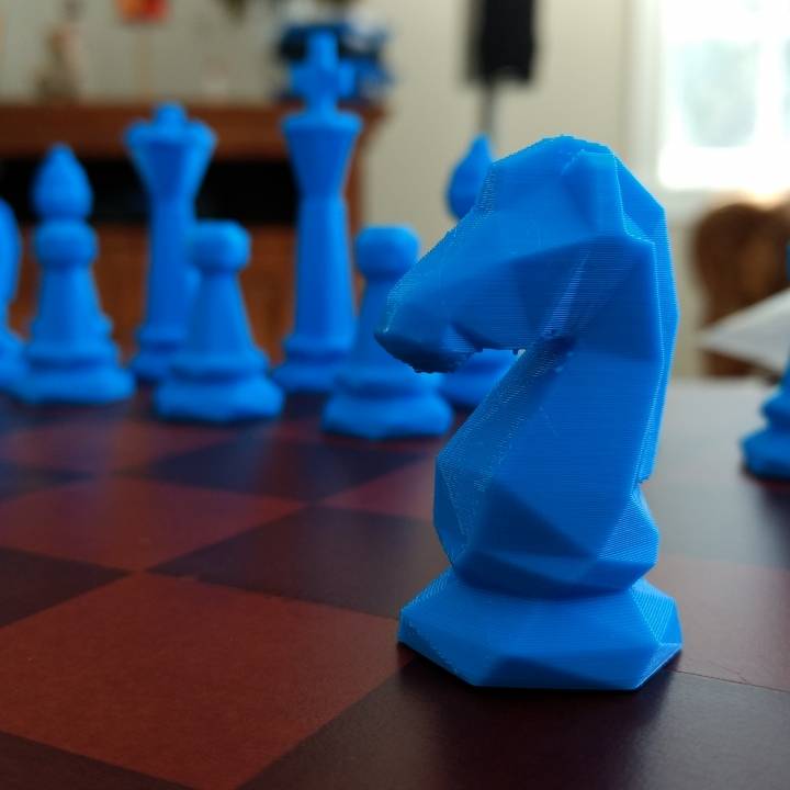Low Poly Chess Set image