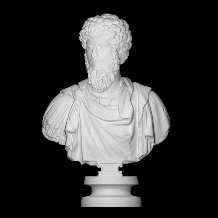 Roman bust of Lucius Verus image