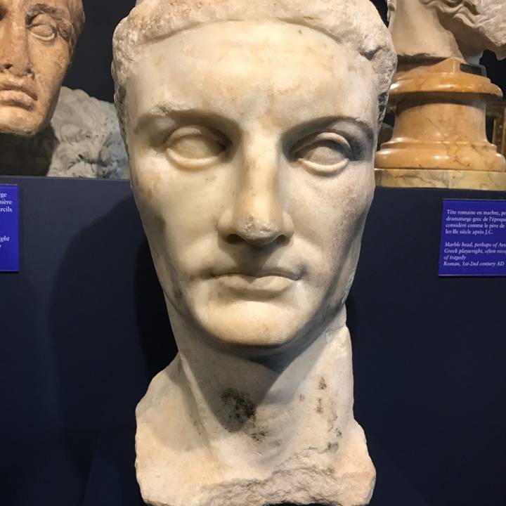 Roman marble portrait of Claudius image