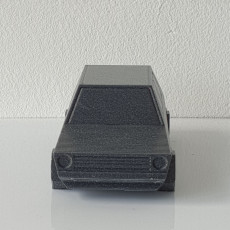 Picture of print of Volkswagen Golf GTI - Low Poly Miniature