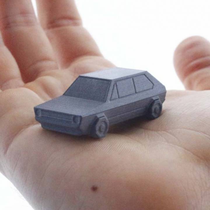 Volkswagen Golf GTI - Low Poly Miniature image