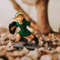 Picture of print of Young Link , Ocarina of Time