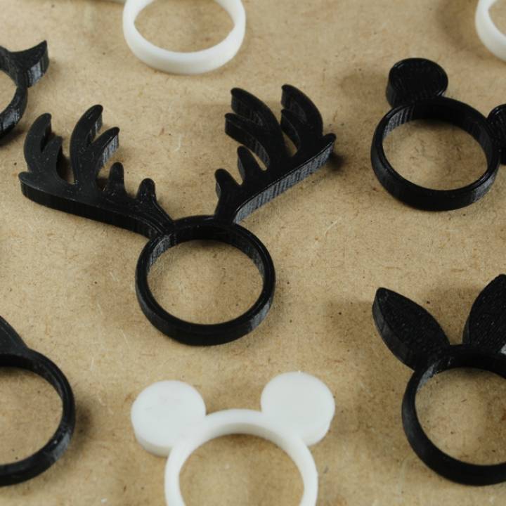 Animal Ring Collection - Single extrusion version image