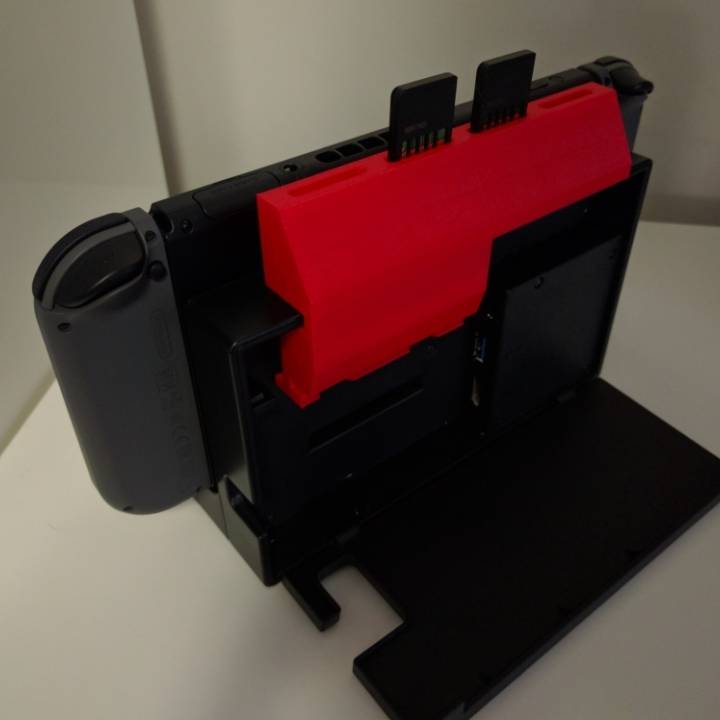 Nintendo Switch Cartridge Holder for dock / stand - 4 slot image