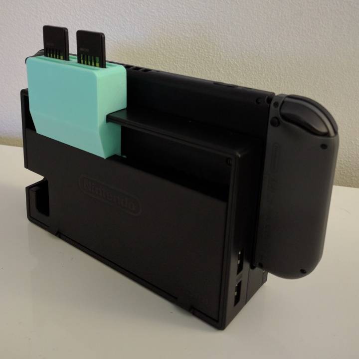 Nintendo Switch Cartridge Holder for dock / stand - 6 slot image