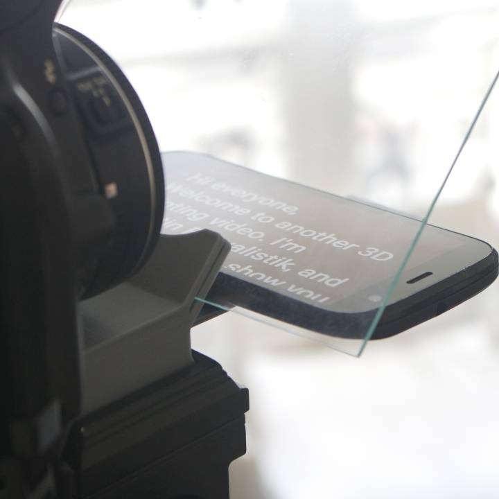 Smartphone Teleprompter - Tripod Adapter image