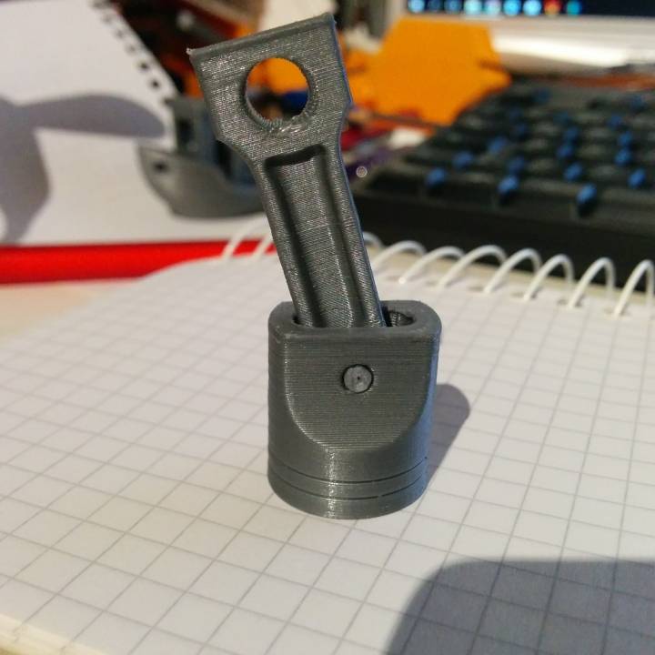 Keychain Piston and Rod image