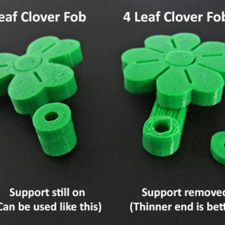 'Lucky' Clover Spinning Key Fobs image