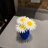 Daisy - Flat flower print image