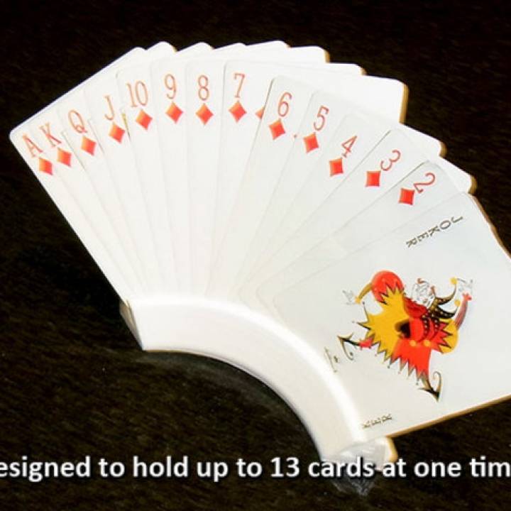 Playing Card Holder - Holds Your Cards For You While You Play! image