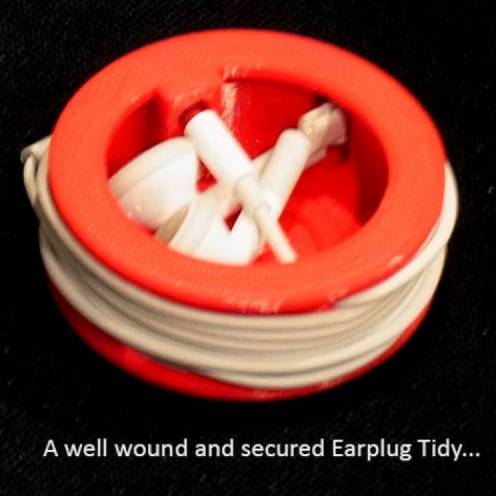 Earplug Cable Tidy- Protects Earplugs And Secures The Cable image