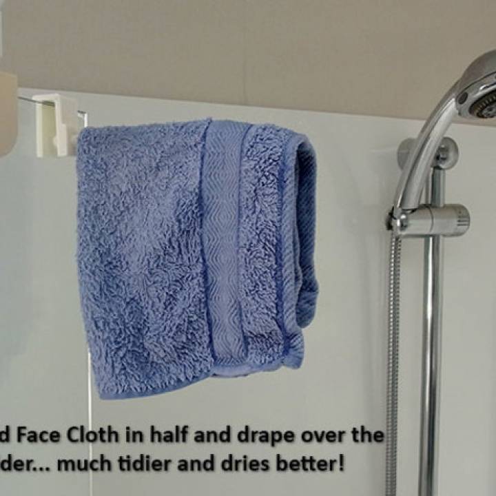 Tidy Up Your Shower With Face Cloth Holders... image