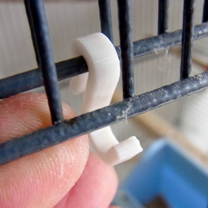Bird Cage Door Hooks - Hook Open Bird Cage Doors For Ease Of Access image
