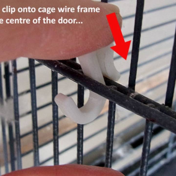Bird Cage Door Hooks - Hook Open Bird Cage Doors For Ease Of Access image