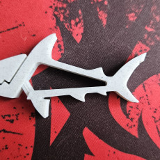 Picture of print of SHARKZ... Fun Multipurpose Clips / Holders / Pegs With Moving Jaws That Bite!