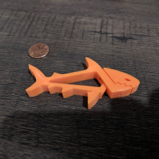 Picture of print of SHARKZ... Fun Multipurpose Clips / Holders / Pegs With Moving Jaws That Bite!