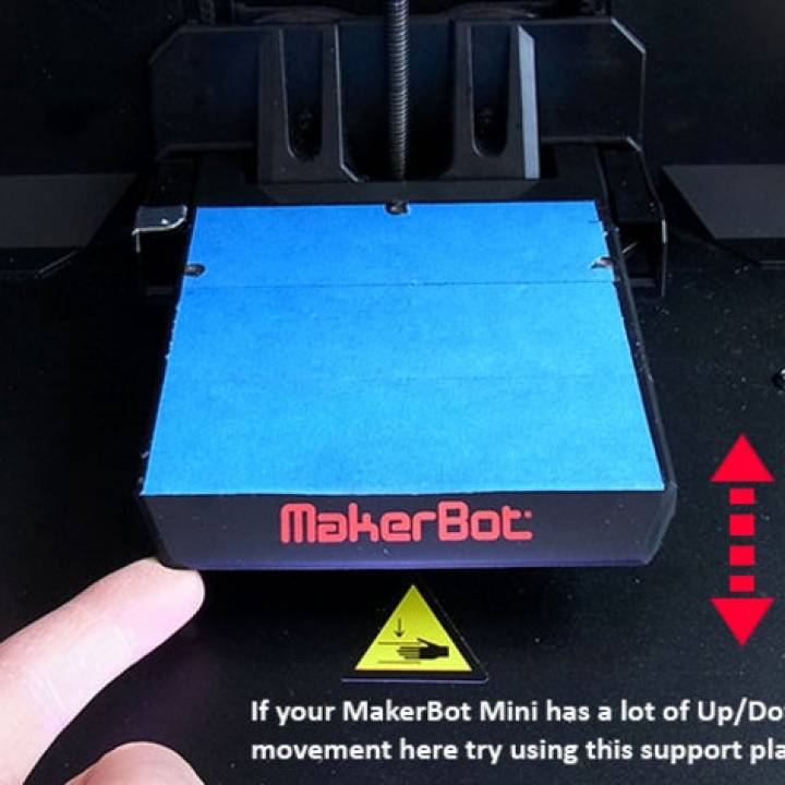 MakerBot Mini Build Plate Support image