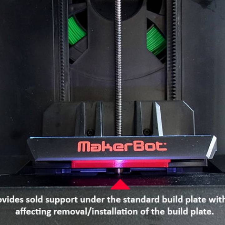 MakerBot Mini Build Plate Support image