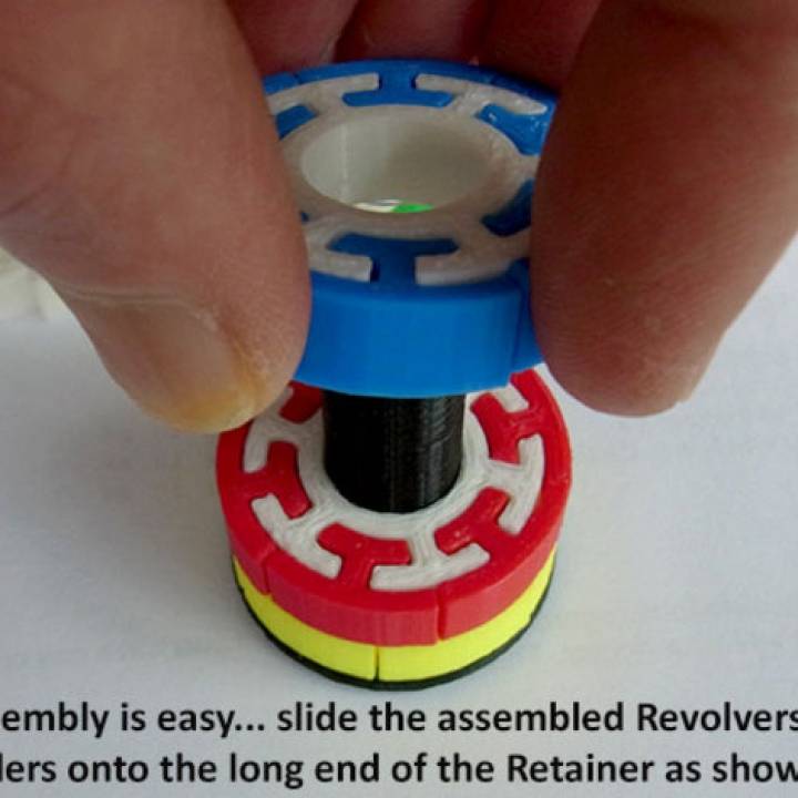 The "Revolver"... easy to print but challenging to solve! image