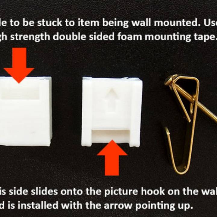 Wall Mounts - Simple blocks that let you hang / display / wall mount almost anything. image