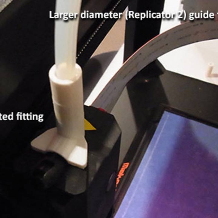 5th Generation Replicator - Filament feed system for reduced feeding resistance image