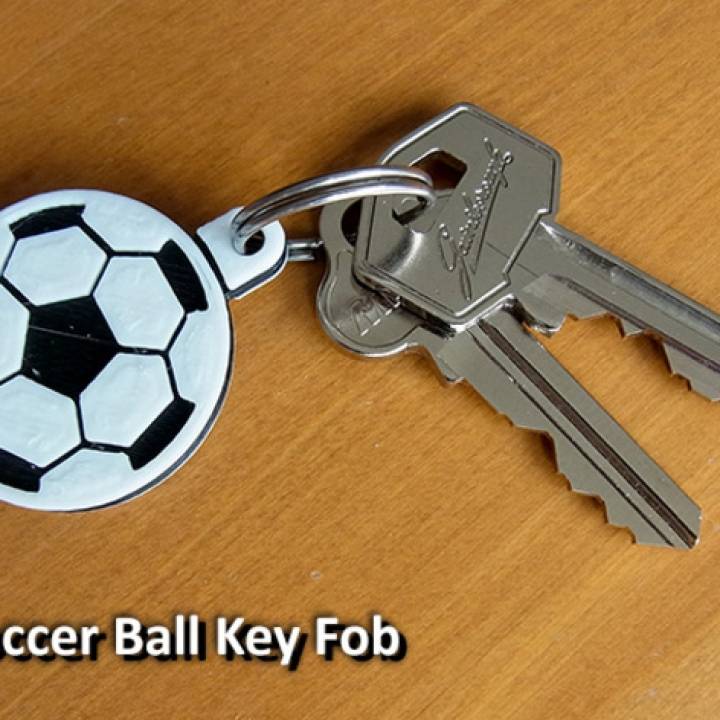 Soccer Ball / Football Key Fob image