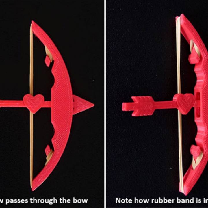 Bow and Arrow - Shoot an arrow / Valentines Day Heart Arrow up to 5 metres! image