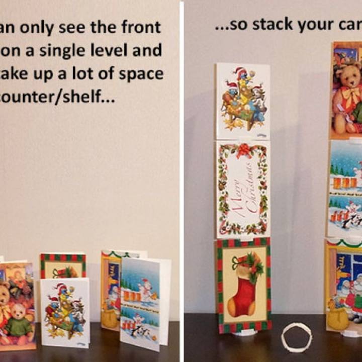 'Card Stacker'... Stacks Your Greeting Cards! image
