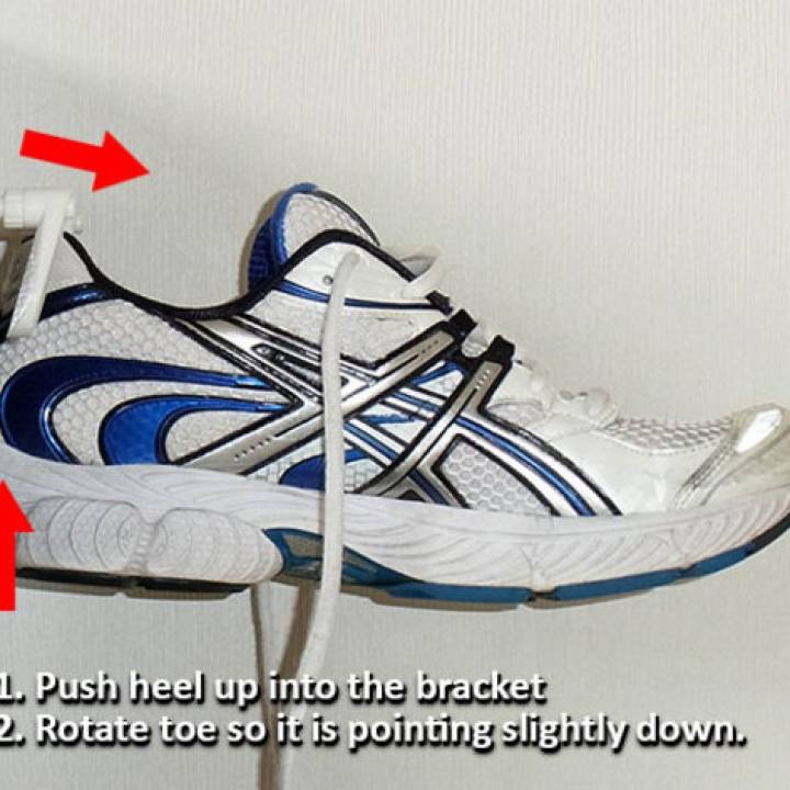 "Gravity Based" Shoe Storage System - Makes use of unused/wasted space image