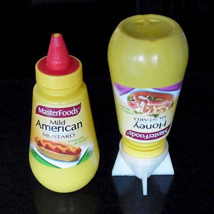 Sauce Saver - Inverts bottles with a nozzle to minimize waste image