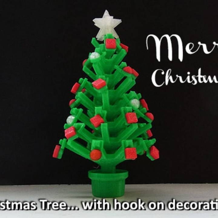 Mini Christmas Tree With Hook On Decorations! image
