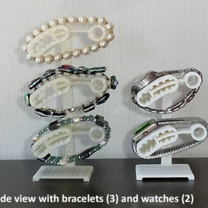 Watch And Bracelet Stand - Convenient / Adjustable / Space Saving image