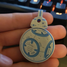 Picture of print of Rotating BB8 Droid And BB8 Key Fob