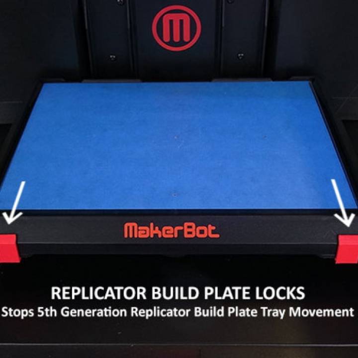 5th Generation Replicator Build Plate Locks image