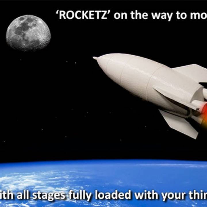 'ROCKETZ'... Interlocking Storage Stages And Fun Model image